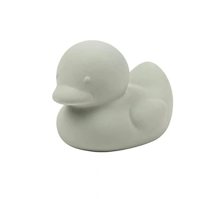 Abbildung von Nattou Badespielzeug aus 100 % natürlichem Gummi, Spielzeug Ente für die Badewanne, BPA frei, Silicon, Grün