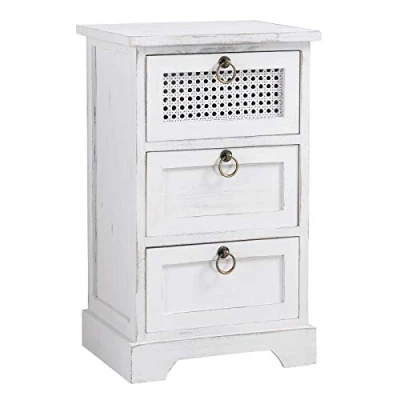 Abbildung von CARO Möbel Nachtkommode IRMA, Nachttisch Nachtschrank für Boxspringbetten Shabby Chic Vintage Konsol
