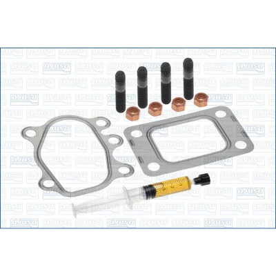 Abbildung von AJUSA JTC11061 Montagesatz, Lader with studs, syringe oil mit Dichtungen Montageanleitung JEEP: Cherokee II