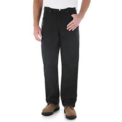 Abbildung von Wrangler Riggs Workwear Herren Ripstop Carpenter Jeans, Schwarz, 36W / 34L