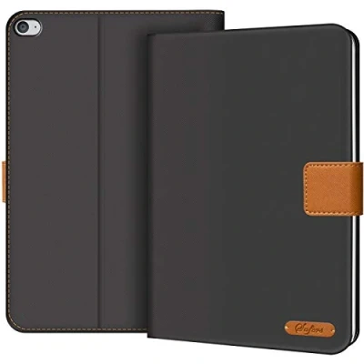 Abbildung von Verco Hülle für iPad Mini 4, Schutzhülle Tablet Tasche Standfunktion Cover, Schwarz
