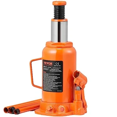 Abbildung von VEVOR 20 t Stempelwagenheber Flaschen Wagenheber Hydraulikheber Stempelheber für PKW SUV 240450 mm Kompakt Unterstellheber Tragbarer Hydraulikzylinder Orange