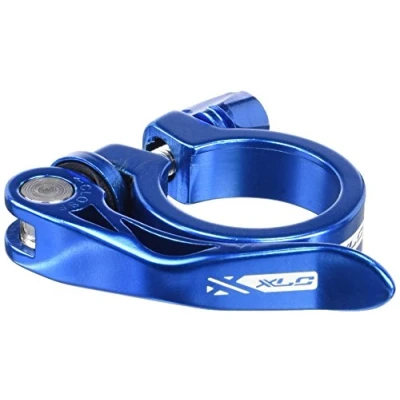 Abbildung von XLC Unisex Erwachsene Sattelstützklemmring Sattelstütz Klemmring PC L04, Blau, One Size