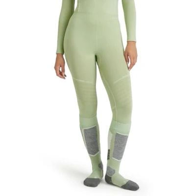 Abbildung von FALKE Damen Baselayer Hose Warm Trend Funktionsmaterial Schnelltrocknend Thermo 1 Stück, Grün (Quiet Green 7378), M