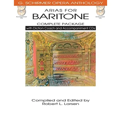 Abbildung von Arias For Baritone Complete Package (Buch &amp; 4 CD) (G. Schirmer Opera Anthology: for): With Diction Coach and Accompaniment CDs