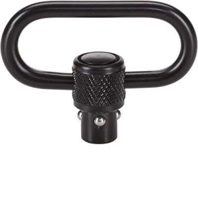 Abbildung von HALDER Unisex Erwachsene Push &amp; GO Riemenbügel Sport Ø 9,5 x 1,5/40 mm, schwarz Klemmschale, 1,5 mm