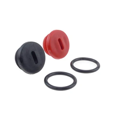 Abbildung von Set Verschlußschrauben schwarz/rot inkl. Dichtringen S51, S53, SR50, KR51/2
