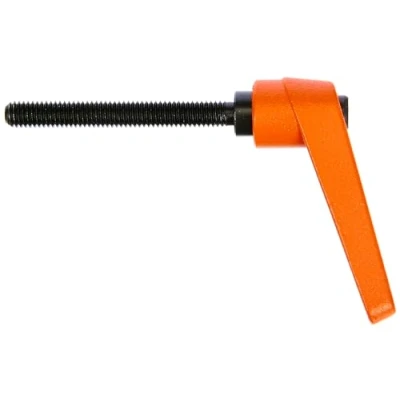 Abbildung von HALDER 24400.0191 Verstellbare Klemmhebel, Orange, d1=14 mm / d2=M6 l1=50