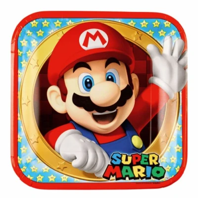 Abbildung von Sign Mario 23x23cm 8 Stücke