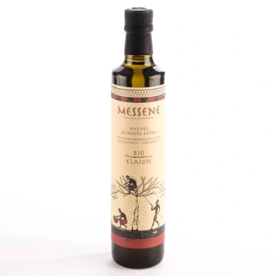 Abbildung von Aktuelle Ernte 500ml Bio Natives Olivenöl Extra in antikgrüner Flasche mit Ausgießer, 0,2% Säure, sortenrein, handgepflückt, &quot;Single Field&quot; Abfüllung, BirdSafe aus Griechenland