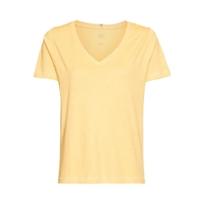 Abbildung von camel active MIT Vausschnitt Tshirt basic, Damen, Größe: XXL, Apricot