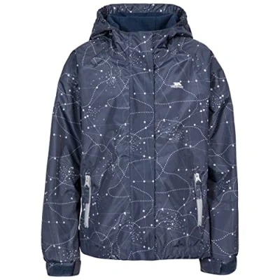 Abbildung von Trespass Mädchen Vilma wasserdichte Jacke, Navy, 3/4