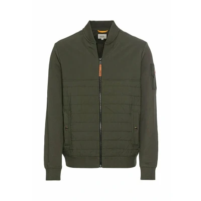 Abbildung von camel active Herren Sweatjacke mit Bomberkragen Grün Menswear L