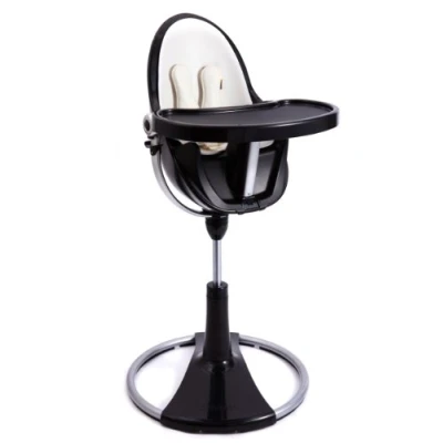 Abbildung von Bloom Fresco Chrome Moderner Babystuhl, nur Gestell, Schwarz