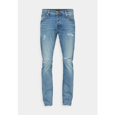 Abbildung von Jack &amp; Jones Jjiglenn Jjfox Jeans Slim Fit, Herren, Größe: 29x32, Blue denim
