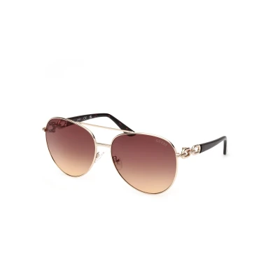 Abbildung von Guess Sonnenbrille, Herren, Größe: One Size, Gold dark brown