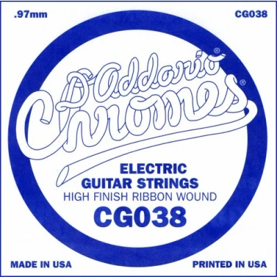 Abbildung von D&#039;Addario Flatwound Chromes Singles (.038 .042).038