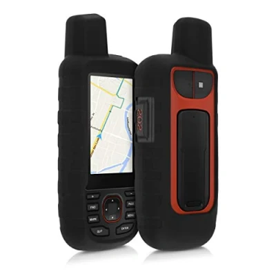 Abbildung von kwmobile Hülle kompatibel mit Garmin GPSMAP 66i Schutzhülle für GPS Handgerät in Schwarz