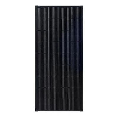 Abbildung von enjoy solar 200W 12V Monokristallines Solarpanel Fullblack, PERC 9BB Solarmodul, ideal für Wohnmobil, Balkonkraftwerk, Gartenhäuse, Boot (Mono Schwarz)