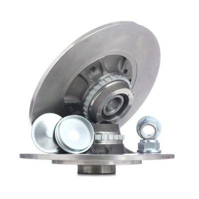 Abbildung von BREMBO BEARING DISC LINE 08.5834.37 Bremsscheibe 238 8 4 voll mit ABS Sensorring, Radlagersatz RENAULT: CLIO 2