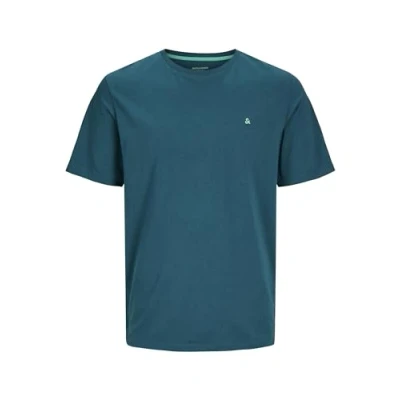 Abbildung von Jack &amp; Jones CREW NECK Tshirt basic, Herren, Größe: XS, Deep teal