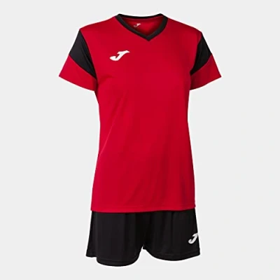 Abbildung von Joma Damen Phoenix Set, Rot Schwarz, S