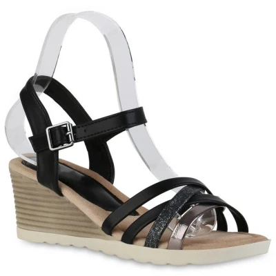 Abbildung von VAN HILL 840313 Keilsandalette Schuhe