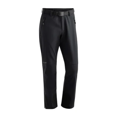 Abbildung von Maier Sports Tech Pants M, Warme Herren Wanderhose, Wasserabweisende Softshell Outdoorhose für Trekking und Hiking, PFC frei, mSTRETCH pro 2 &amp; stormprotec Technologie, Schwarz, 58 (W42/L33)