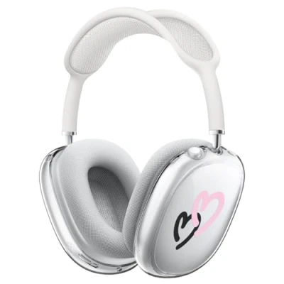 Abbildung von Spigen Ultra Hybrid Pro Entwickelt für Apple Airpods Max Case Hülle Doodle Hearts Blackpink