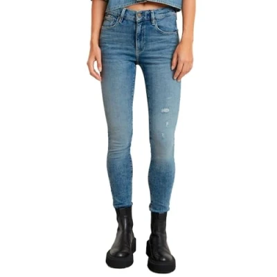 Abbildung von G Star 3301 Skinny WMN Jeans Fit, Damen, Größe: 27x28, Sun faded blue donau