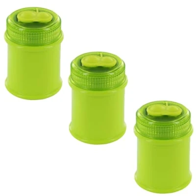 Abbildung von KUM AZ103.49.16 G Anspitzer mit Behälter Maxi M2, grün, 3er Multipack, Doppel Behälterspitzer