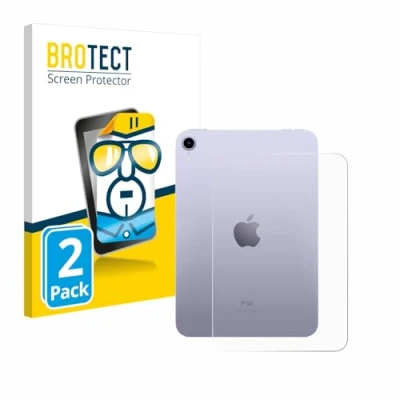 Abbildung von BROTECT (2 Stück Schutzfolie für Apple iPad Mini 7 WiFi Cellular 2024 (Rückseite) Displayschutz Folie Ultra Klar