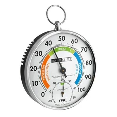 Abbildung von TFA Dostmann Thermo Hygrometer, 45.2027, mehrfarbig, L 102 x B 35 H 113 mm
