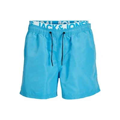 Abbildung von JACK &amp; JONES Herren JPSTARUBA JJSWIMSHORTS AKM DB, Malibu Blue, S