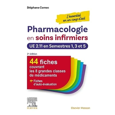 Abbildung von Pharmacologie en soins infirmiers un coup d&#039;oeil: UE 2.11 Semestres 1, 3 et 5