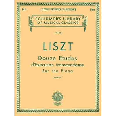 Abbildung von 12 Etudes d&#039;Exécution Transcendante