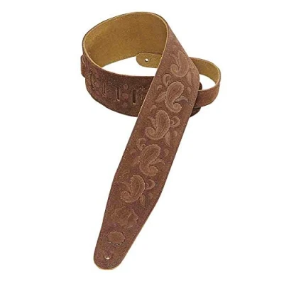 Abbildung von Levy&#039;s Leathers Pms44t03 brn (Veloursleder, Paisleymuster, ca. 7,6 cm breit) Braun