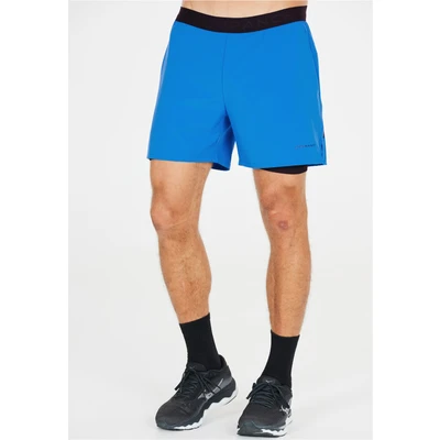 Abbildung von Endurance 2IN1 kurze Sporthose, Herren, Größe: Small, Neonblauw