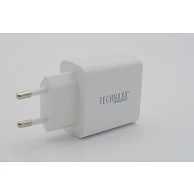 Abbildung von Technaxx 18W USB A Schnellladegerät TX 197 für Handy &amp; Geräte Netzstecker Ladekabel 1x QC 3.0 Schnell Ladegerät, Intelligente Ladeüberwachung, GS geprüft, 3 mal schneller als üblich