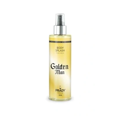 Abbildung von PRADY Body Splash Golden Man für Herren 250 ml Eleganter Duft den modernen Mann