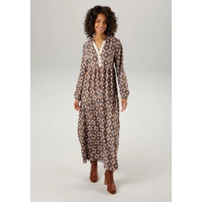 Abbildung von Aniston CASUAL Maxikleid, mit fantasievollem Mandala Druck NEUE KOLLEKTION