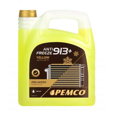 Abbildung von PEMCO Antifreeze 913+ 40 PM0914 5 Frostschutz G13 gelb