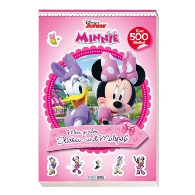Abbildung von Disney Minnie: Mein großer Sticker und Malspaß: über 500 Sticker: auf 30 Seiten, sowie Seiten mit Ausmalbildern (schwarz weiß)