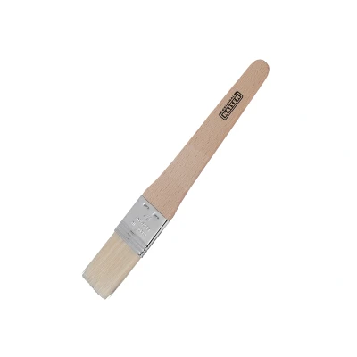Abbildung von Original Kaiser Classic Holz Backpinsel 22 x 4 cm, Naturborsten, sichere Borsten Metall Fixierung, Buchenholz Griff