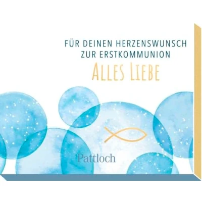 Abbildung von Für deinen Herzenswunsch. zur Erstkommunion alles Liebe: Geldgeschenk Box (Geschenke Erstkommunion)