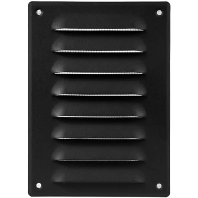 Abbildung von 14 cm x 19 Anthrazit Lüftungsgitter Qualitätsrückluftgitter für Decke und Seitenwand HVAC mit Schutzgitter (140 190 mm)
