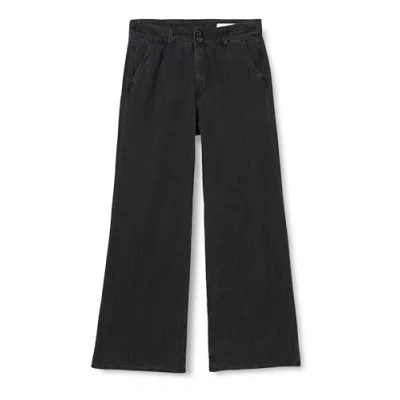 Abbildung von s.Oliver SURI HIGH RISE WIDE LEG Flared Jeans, Damen, Größe: 38x32, Dunkelgrau