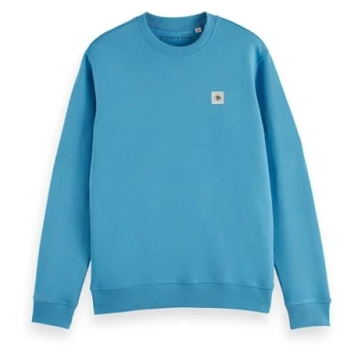 Abbildung von Scotch &amp; Soda Herren Essential Badge Crew Sweatshirt, Green Ivy 7432, XL EU