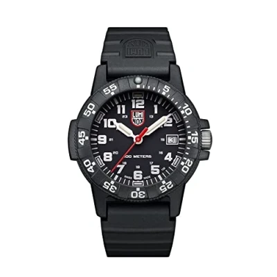 Abbildung von Luminox Leatherback SEA Turtle XS.0301.L Herrenuhr Klein 39mm Militäruhr in Schwarz mit Datumsanzeige 100m wasserdicht