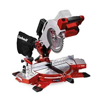 Abbildung von Einhell Akku Kapp Gehrungssäge &quot;TE MS 18/210 Li Solo&quot;, Power X Change, 210 mm, ohne und Ladegerät